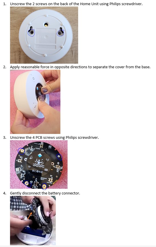 BCone Home Unit Replacement Battery Lifebuoy